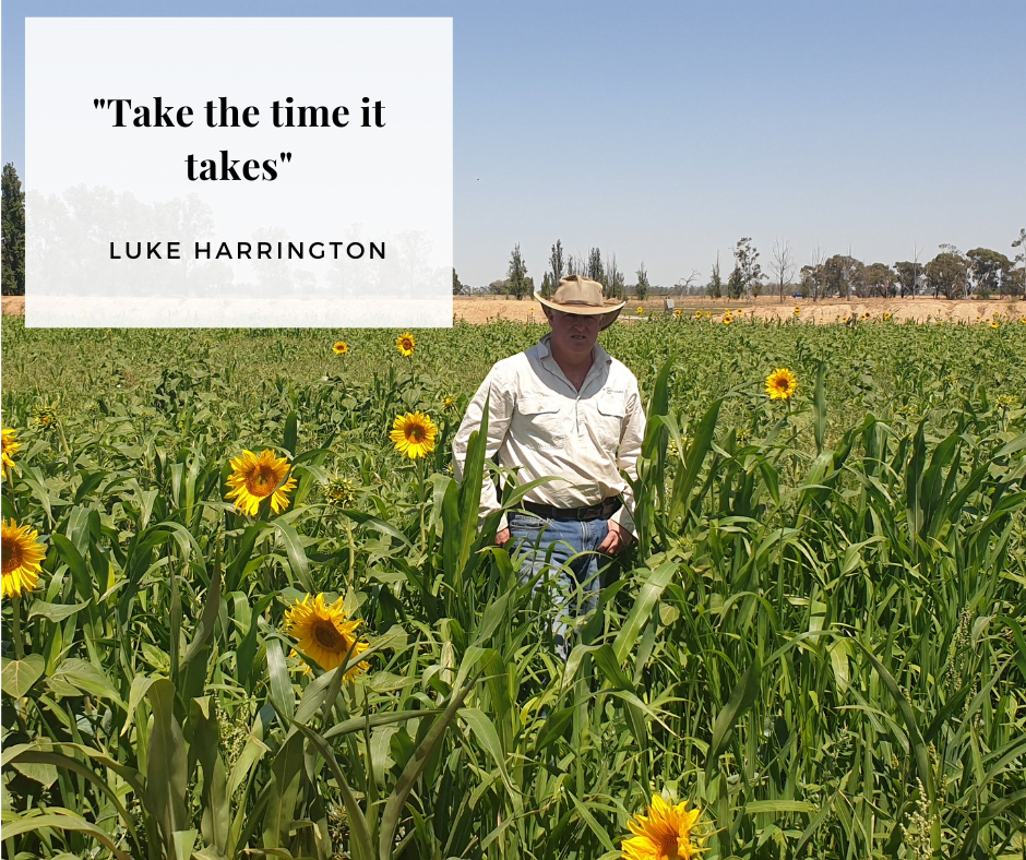 Luke Harrington from Re-Gen Farming